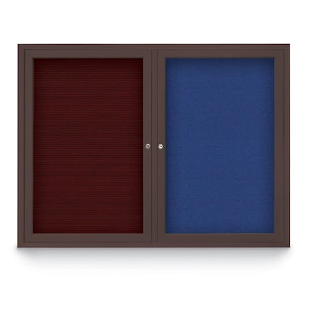 United Visual Products Corkboard, Black/Black, 36" x 36" UV403-BLACK-BLACK